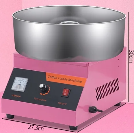 110V 220V Commercial Kids Pink Automatic Cotton Floss Candy Electric Machine Stainless Steel Body Birthday Party New 1-10L