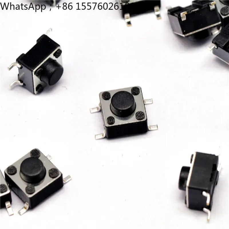 6 * 6 * 5MM touch switch patch 4 feet micro switch / button switch