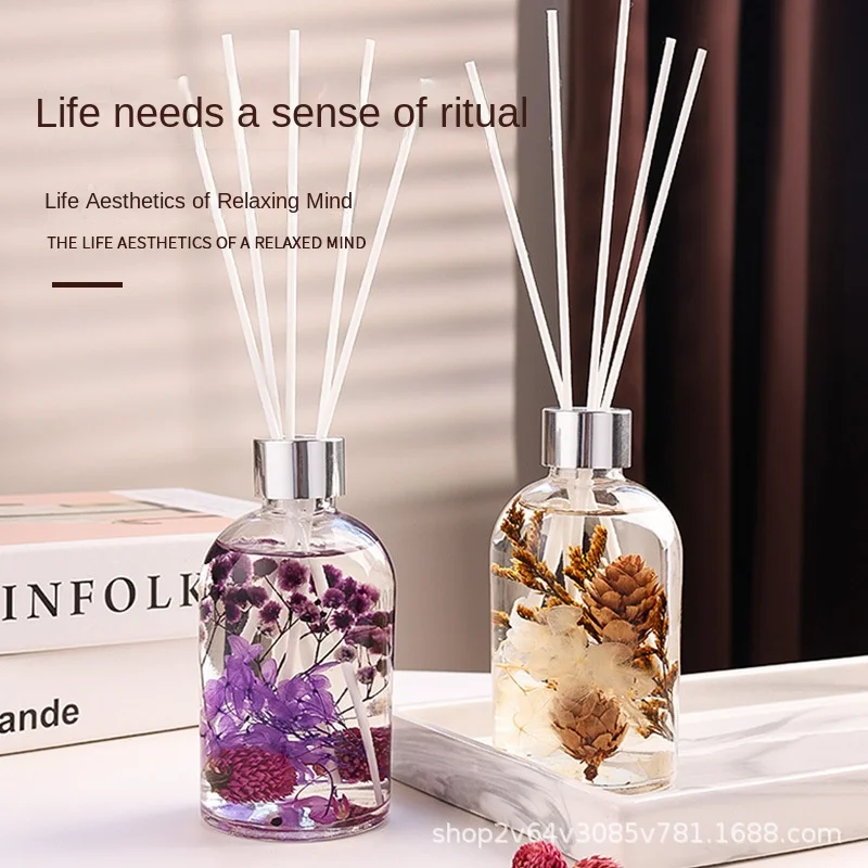 Natural Aroma Diffuser with Dried Flowers for Lasting Freshness in Bedroom Bathroom