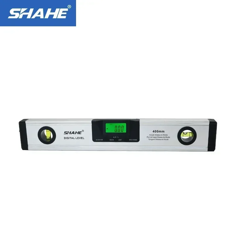 SHAHE Digital Spirit Level 400 mm Aluminum Alloy Digital Protractor Angle Finder Electronic Level 360 Degree Inclinometer