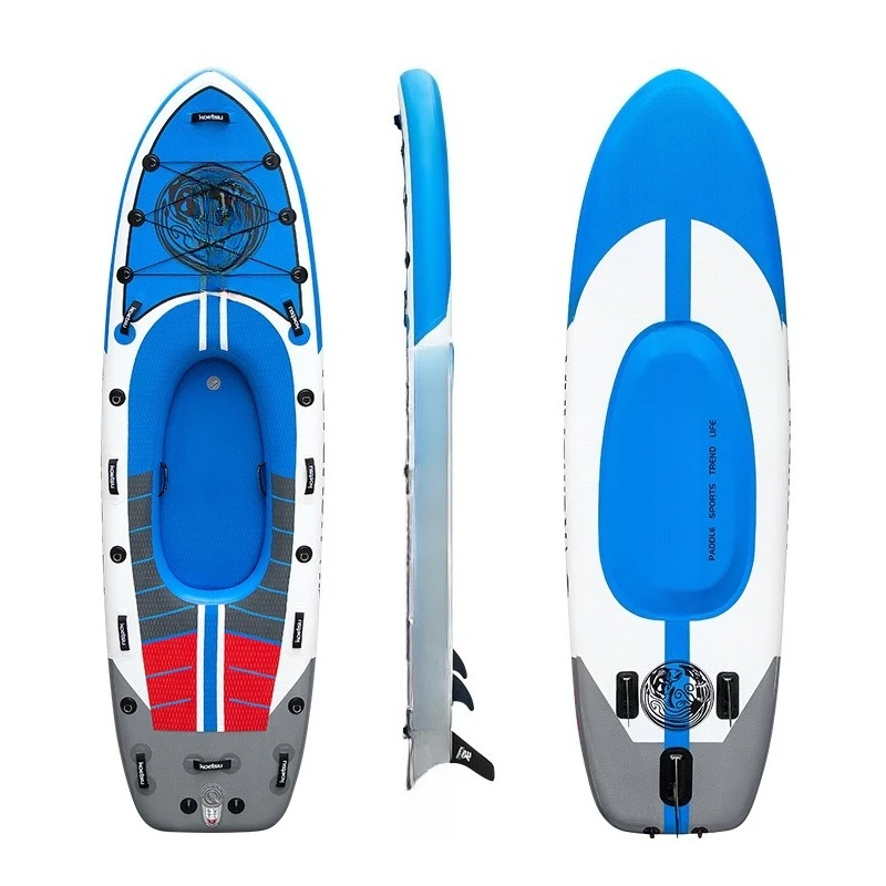 Kayak Inflatable Canoe Rafting Boat Water Power Boat with Motor