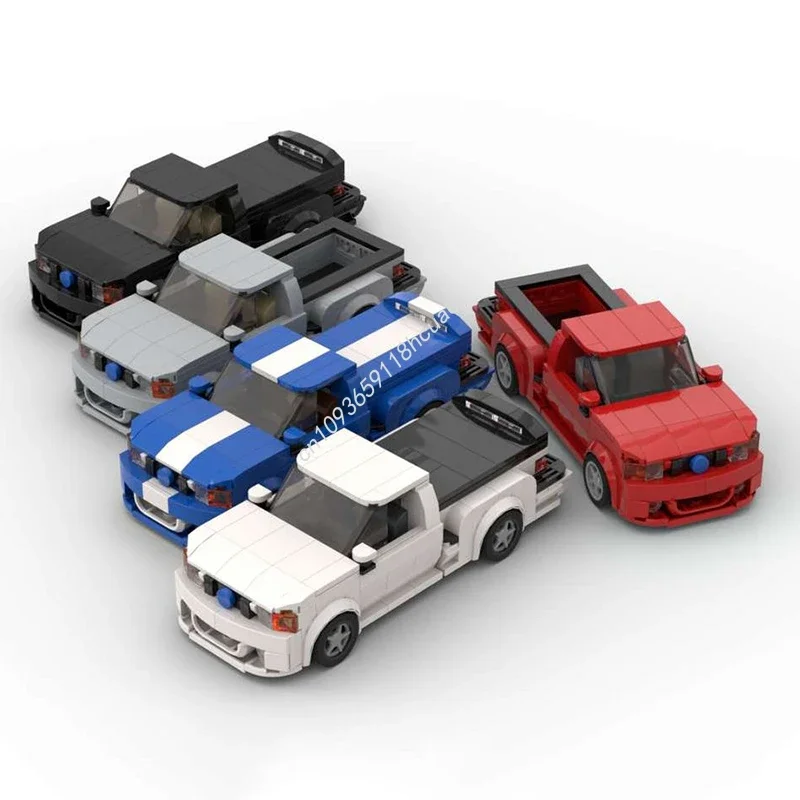 

Набор MOC F150 Lightning из 1627 деталей, пять цветов, модель суперкара City Champions, строительные блоки, игрушки для творчества, идеи подарков для детей, рождественские подарки