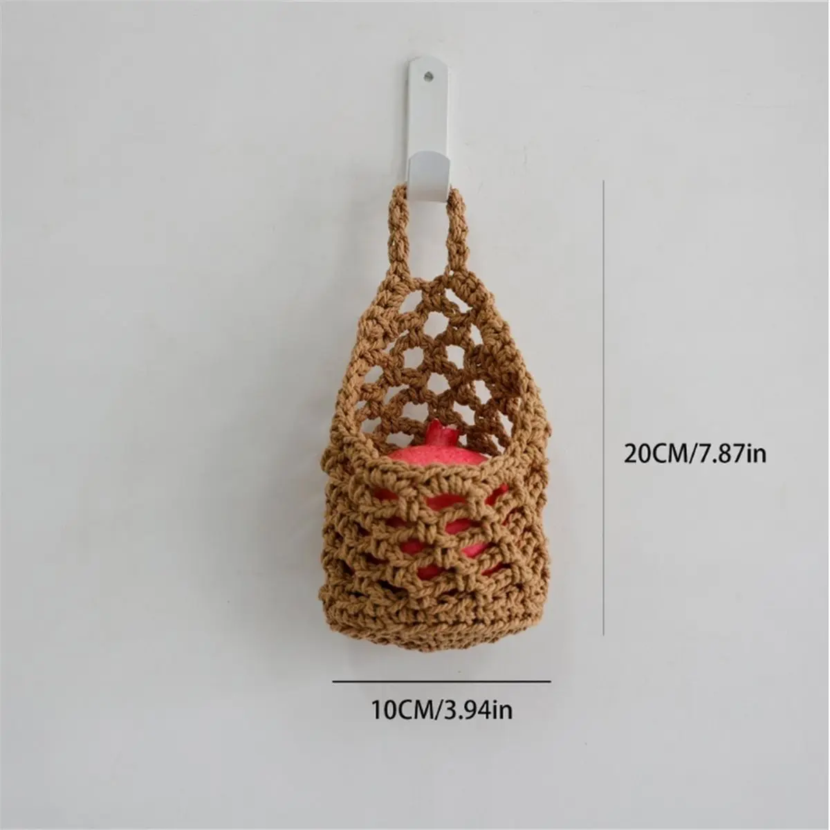 Plant Hanger - Handwoven Bohemian Macrame Wall Mounted Holder Handwoven Bohemian Macrame Plant Hanger