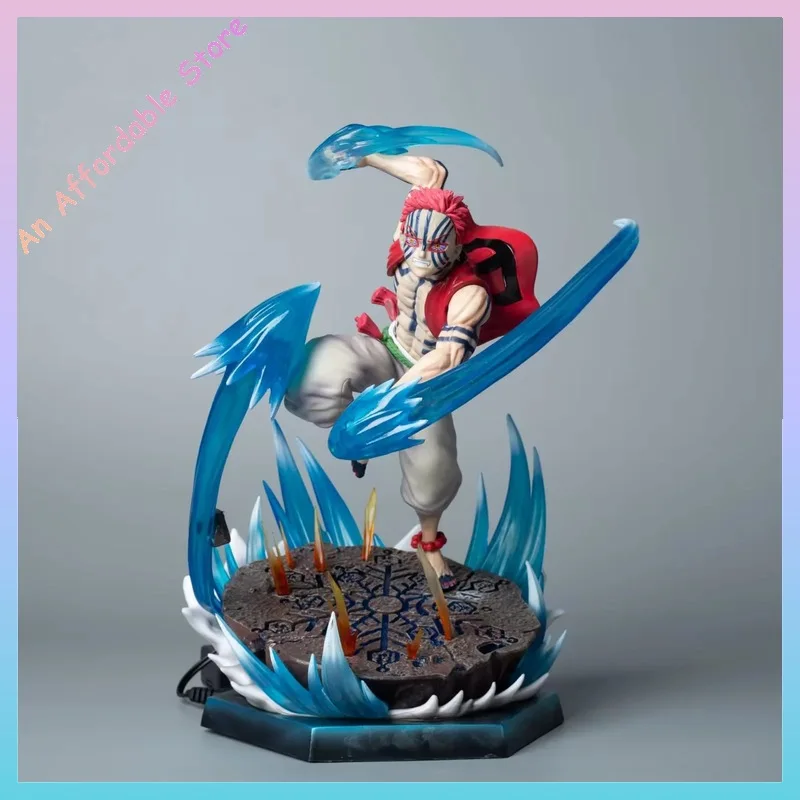 

​Demon Sla Yer Kimetsu No Yai Ba Akaza Upper Moon Three Battle Pose 26cm Anime Figure Statue Desktop Decoration Gift​