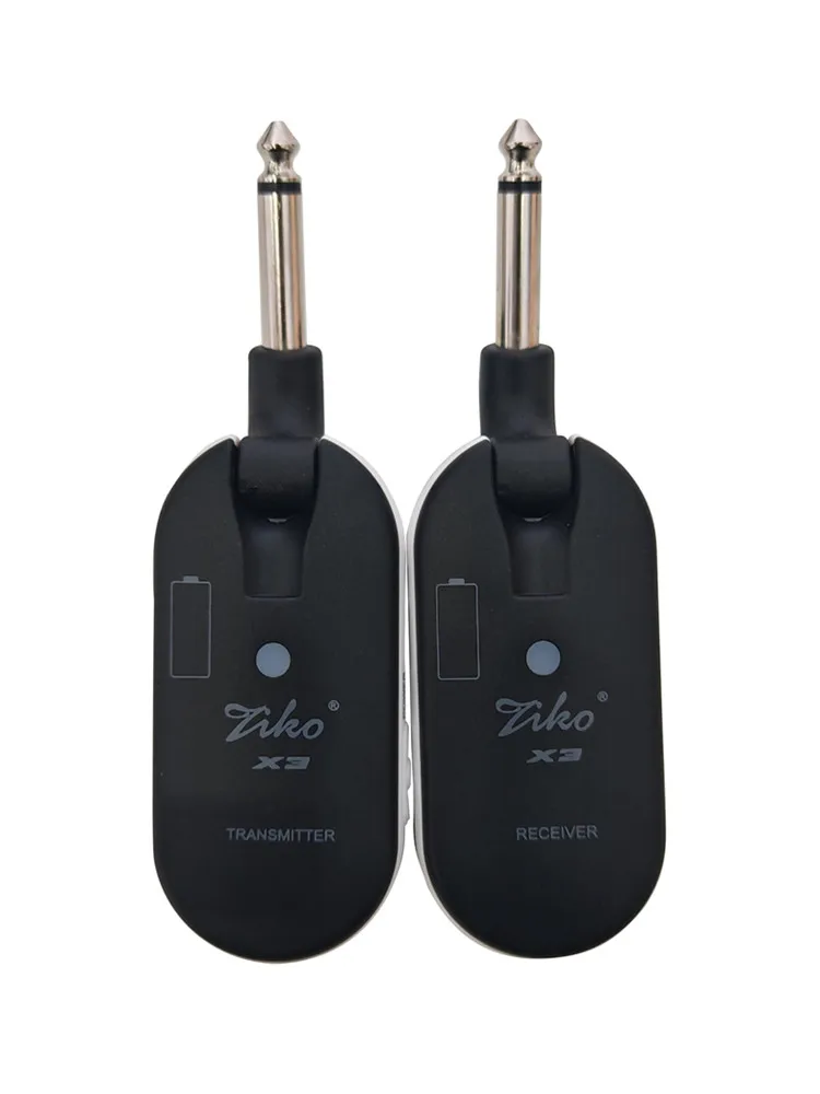 ZIKO X3 UHF Band Guitar Wireless Audio Transmitter Automatic Charging Case for Electric Guitar Bass Violin