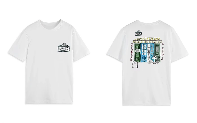 

Scotch & Soda Regular Fit Graphic Logo Tee --- High-end Luxury Is for Both Men and Women Top Y2k Summer Tshirt