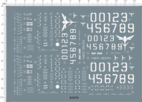 Water Slide Decal for Gundam MG AMS-119 Geara Doga GDM Model Kit 61274