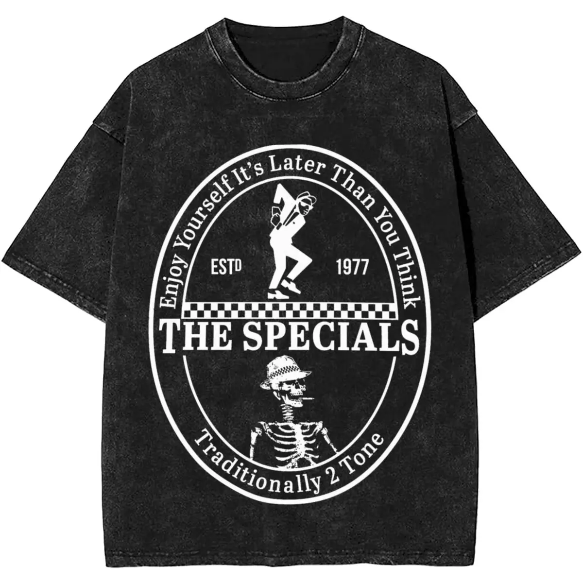 Fashion The Specials Traditionally 2 Tone Music Band Shirt Outfit Ska Rock Rocksteady Tees Outfit Men Women Oversize T-shirt