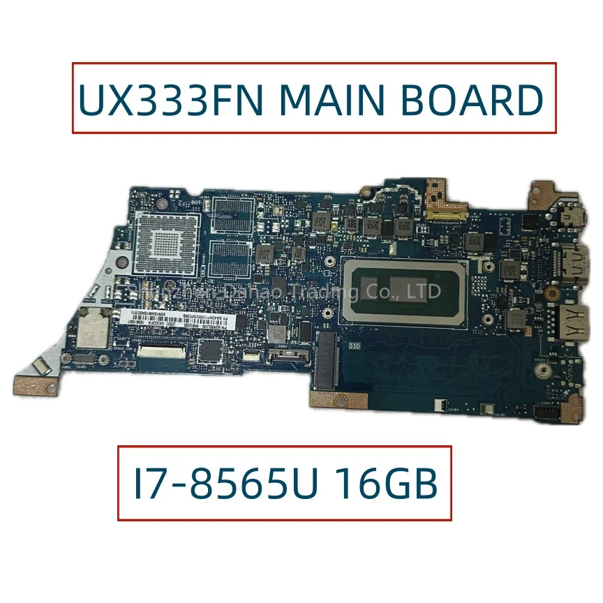 

UX333FN MAIN BOARD For Asus Zenbook 13 UX333FA BX333FA BX333FN RX333FA RX333FN Laotop Motherboard With I7-8565U 16GB-RAM