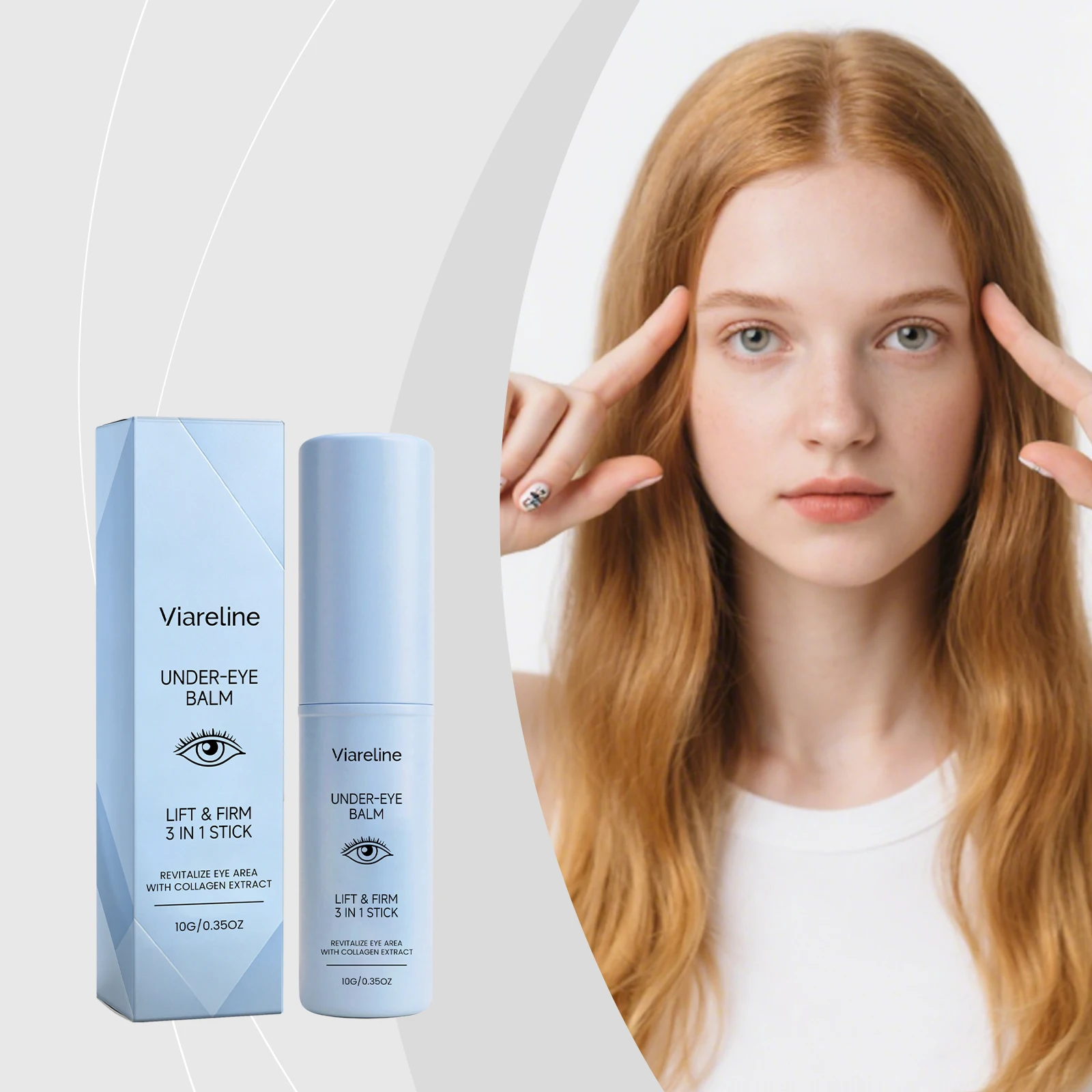

Firming Eye Cream Stick Reduce Eye Puffiness Dark Circles Nourishing Lightening Fine Lines Lightweight Moisturizing Eye Cream