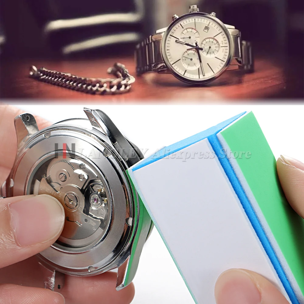 1/2/4pcs Watch Cleaner Rod 4 Sides Mesh Polishing Files Wrist Watch Parts Clean Polish Tool Rod for Watchmaker Accessories Tools