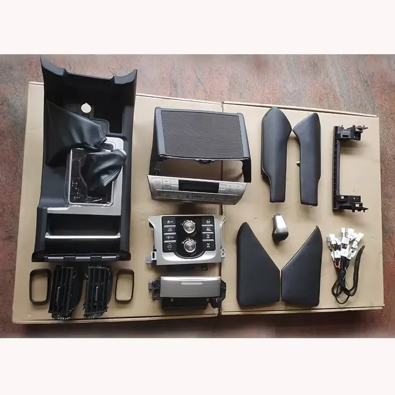 FOR Toyota Land Cruiser Prado FJ150 2010-2017 Car Console Kit UInterior Upgrade Kit to 2018 Style Luxury Accessories RHD