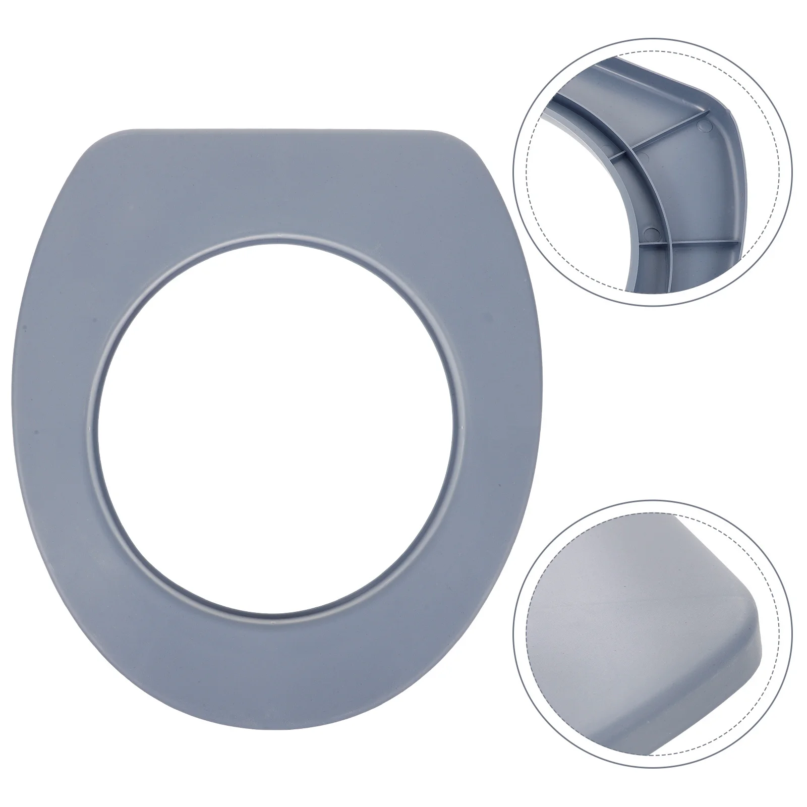 

Household Toilet Seat Cushion PVC Washable Soft Padded Toilet Seat Pad Mat Warm Comfortable Bathroom Cover Portable Travel Use