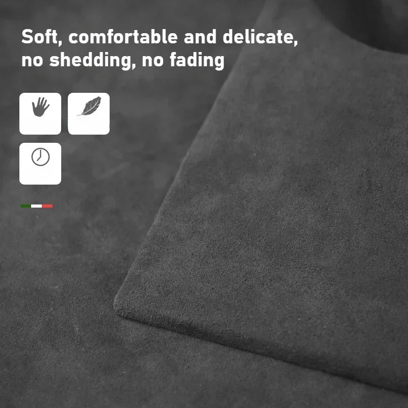For Tesla Model Y/3 Central Control Water Cup Holder Panel Sticker Alcantara Armrest Box Cover Decor Patch Interior Accessories