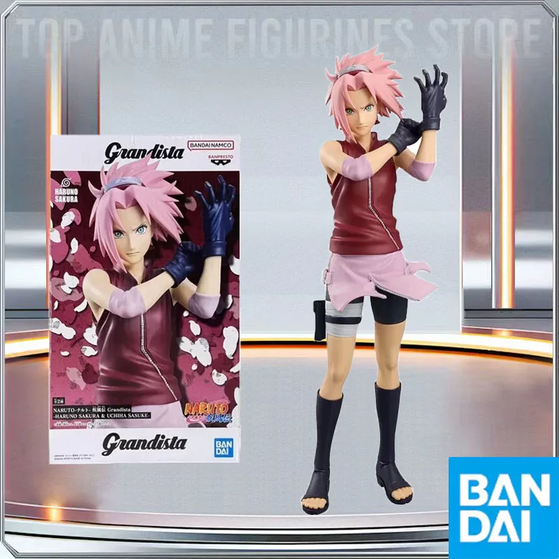 

BANDAI Genuine Banpresto Naruto Shippuden Grandista Haruno Sakura Anime Action Figures Collection Model Toy Ornaments Gift
