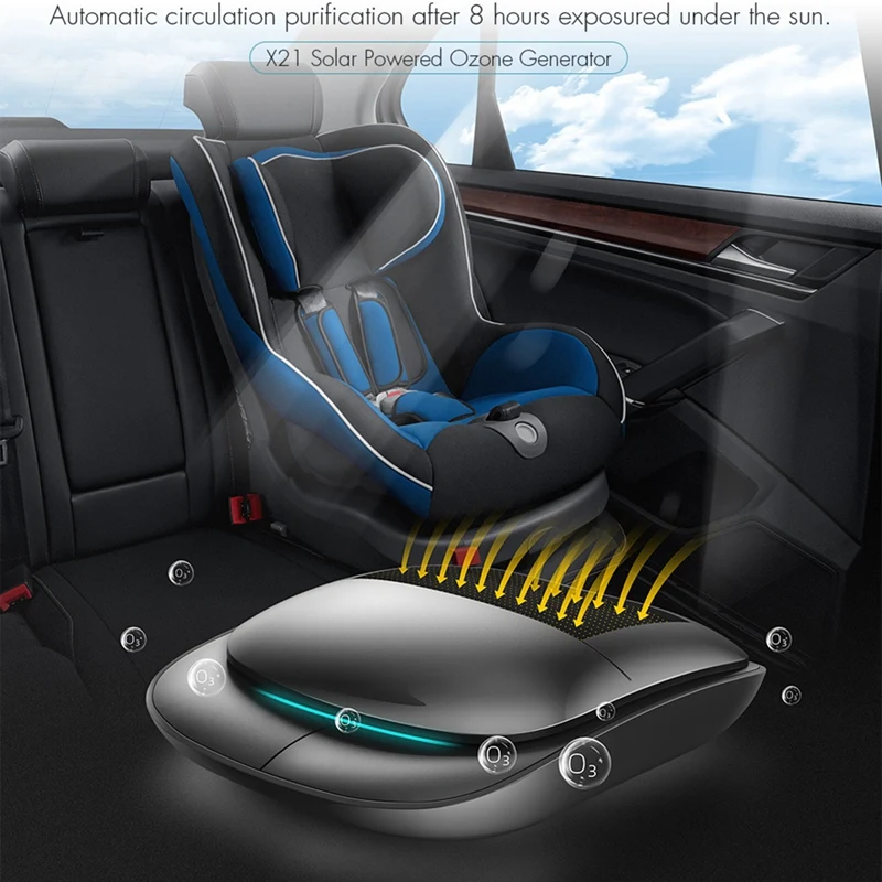 Car Air Purifier And Ionizer Portable Mini Air Purifier Eliminate Odor Smell Air Purifier With HEPA Filter For Car Room