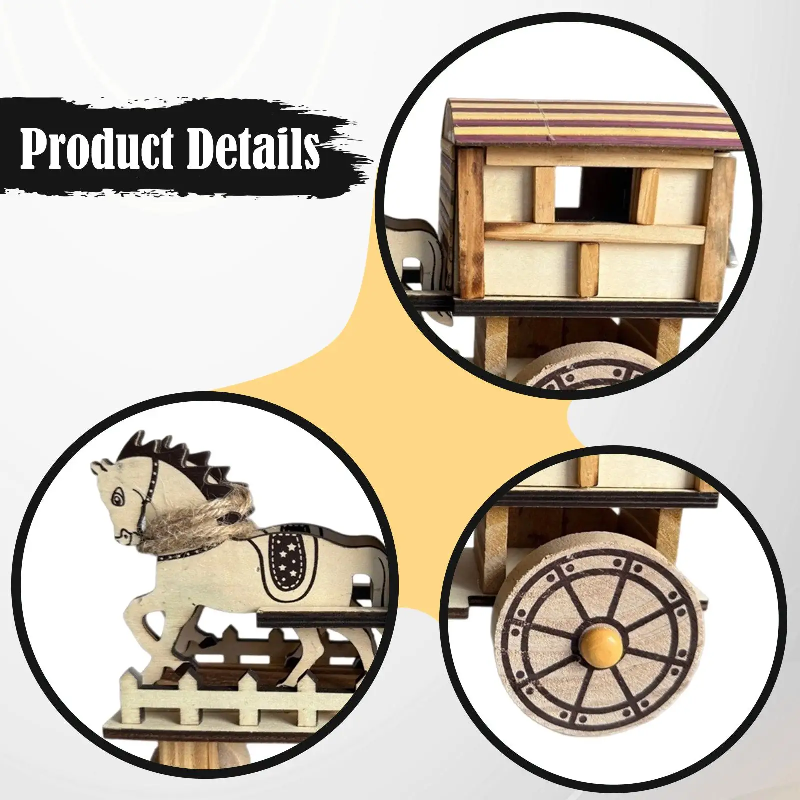 ثلاثية الأبعاد نموذج خشبي أطقم ديكور المنزل لتقوم بها بنفسك النقل ثلاثية الأبعاد نموذج خشبي للأعمار 14 وما فوق النساء المراهقين هوبي عيد الميلاد هدية