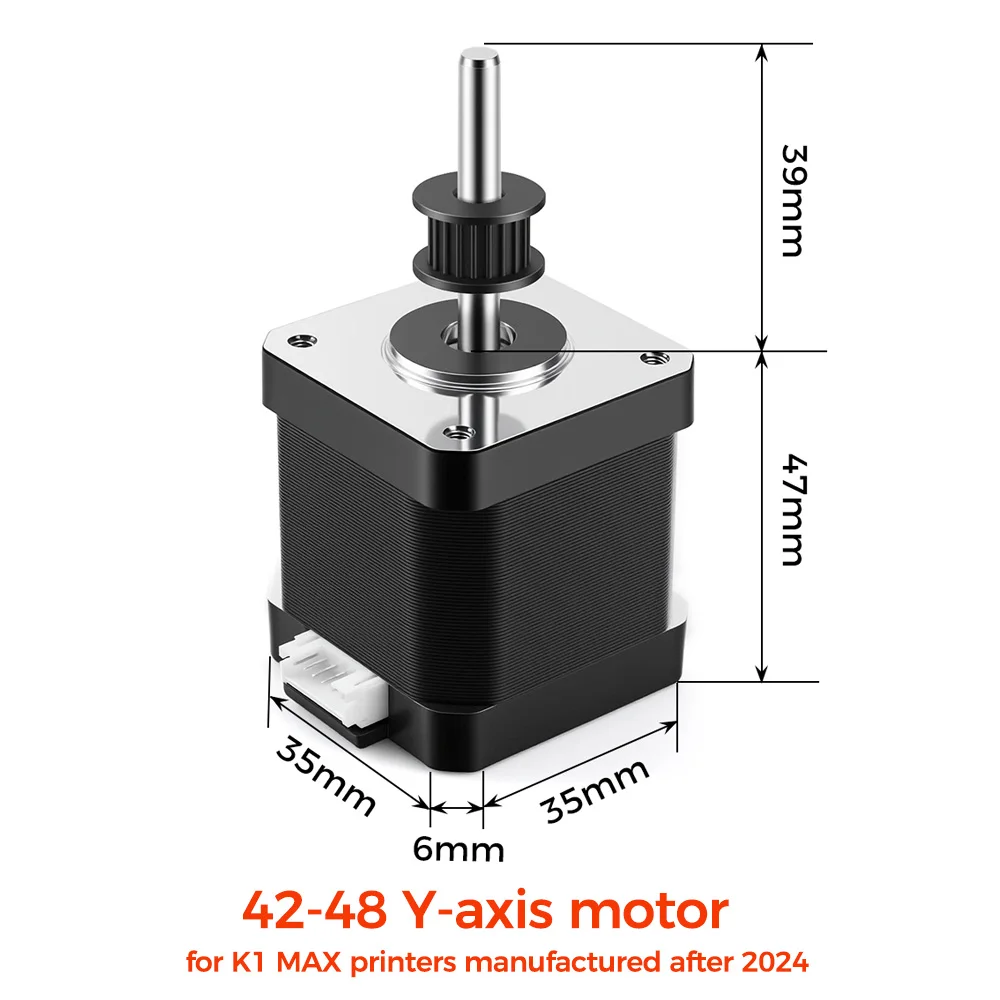 Creality Original modelo 42-48 Motor de eje X/Motor de eje Y 42-48 para impresoras K1 MAX fabricadas después de 2024 piezas de impresora 3d