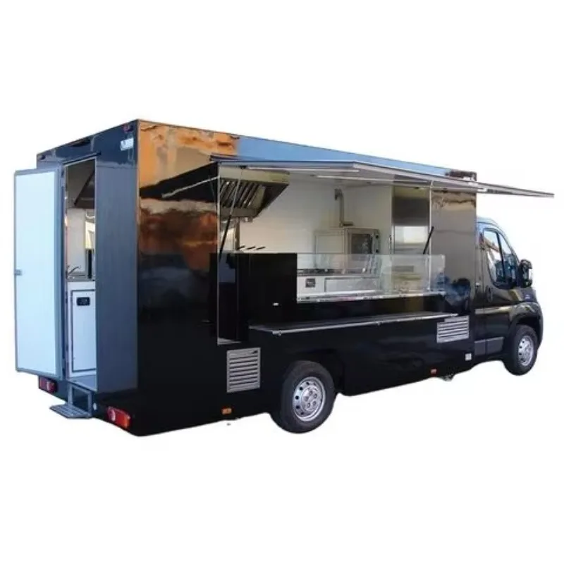 Mobile Food Truck Mobile KitchenHot Dog Ice Cream Cart Custom Outdoor Event Commercial Kitchen Mobile Food Truck Fully Equipped view 2