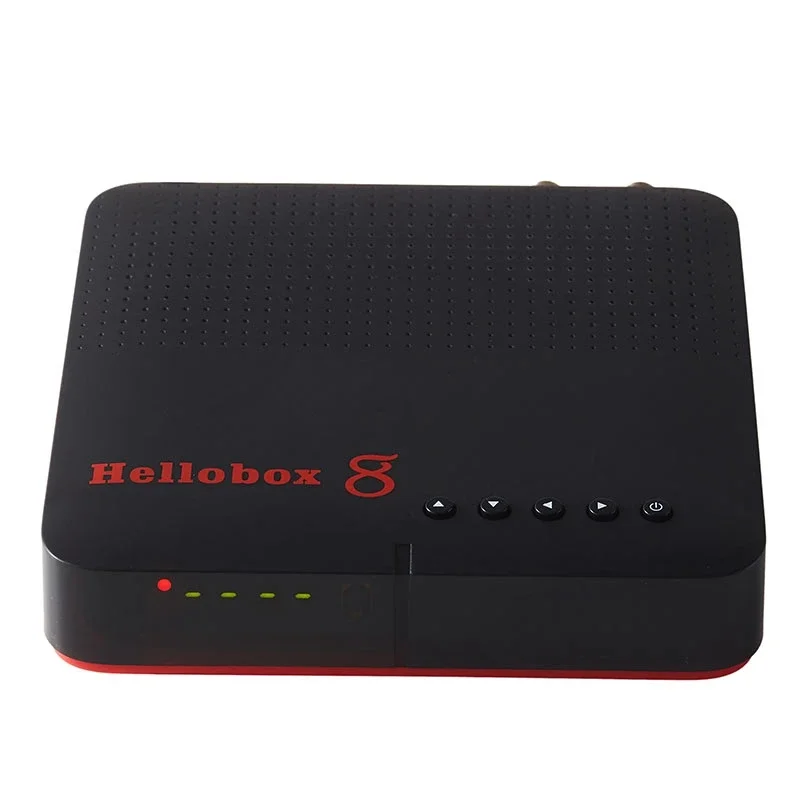 Hellobox 8 DVB S2 S2X Satellite Receiver Combo DVB T2 tv twin tuner support cccam Europe play on phone satellite tv receptor