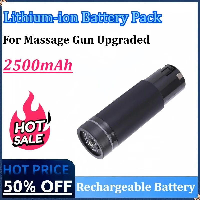 

New 24V 2500mAh Rechargeable Lithium-ion Battery Suitable for Massage Gun Upgraded Battery Fascia Gun Accessories Battery Packs