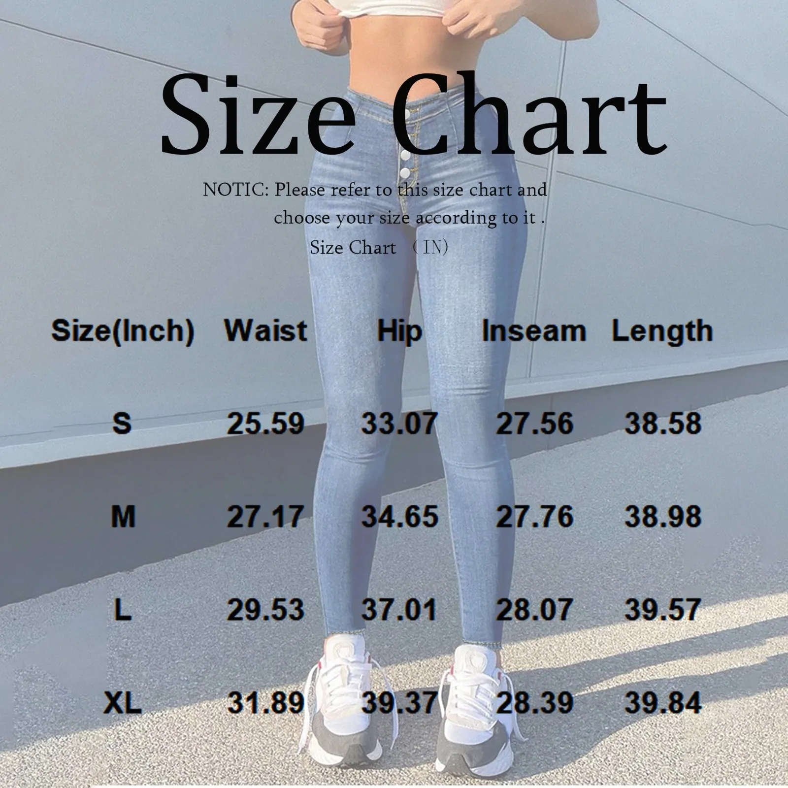 Jeans dimagranti alla caviglia alla moda da donna Lady Casual semplice tinta unita design elastico pantaloni in denim ragazza abbigliamento da strada quotidiano