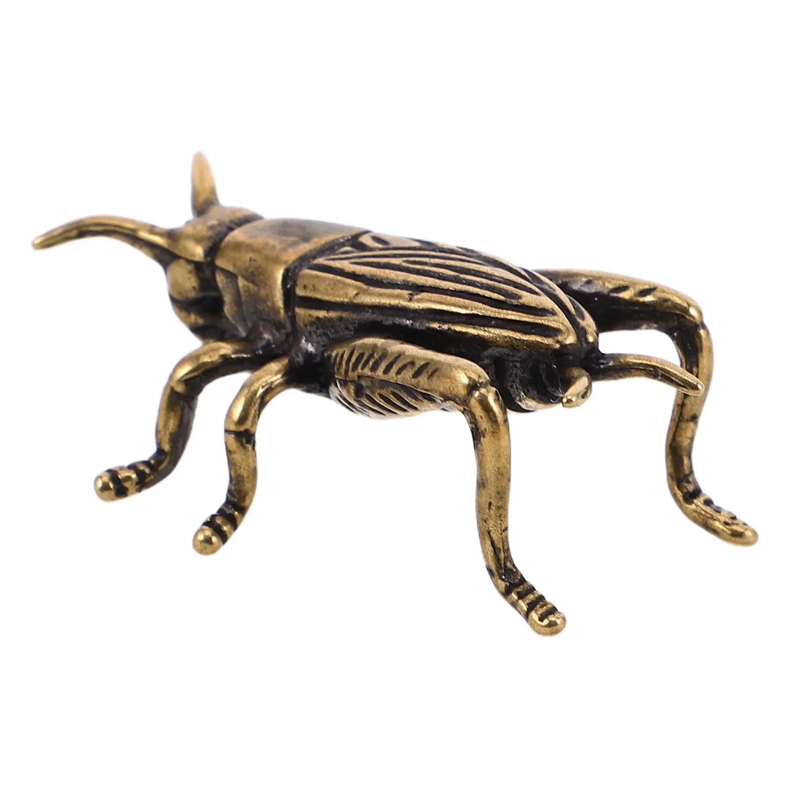 

Mini Brass Crickets Small Vintage Decorative Animal Statue For Desk Home Office Tabletop Luck Wealth Feng Shui Ornament Retro