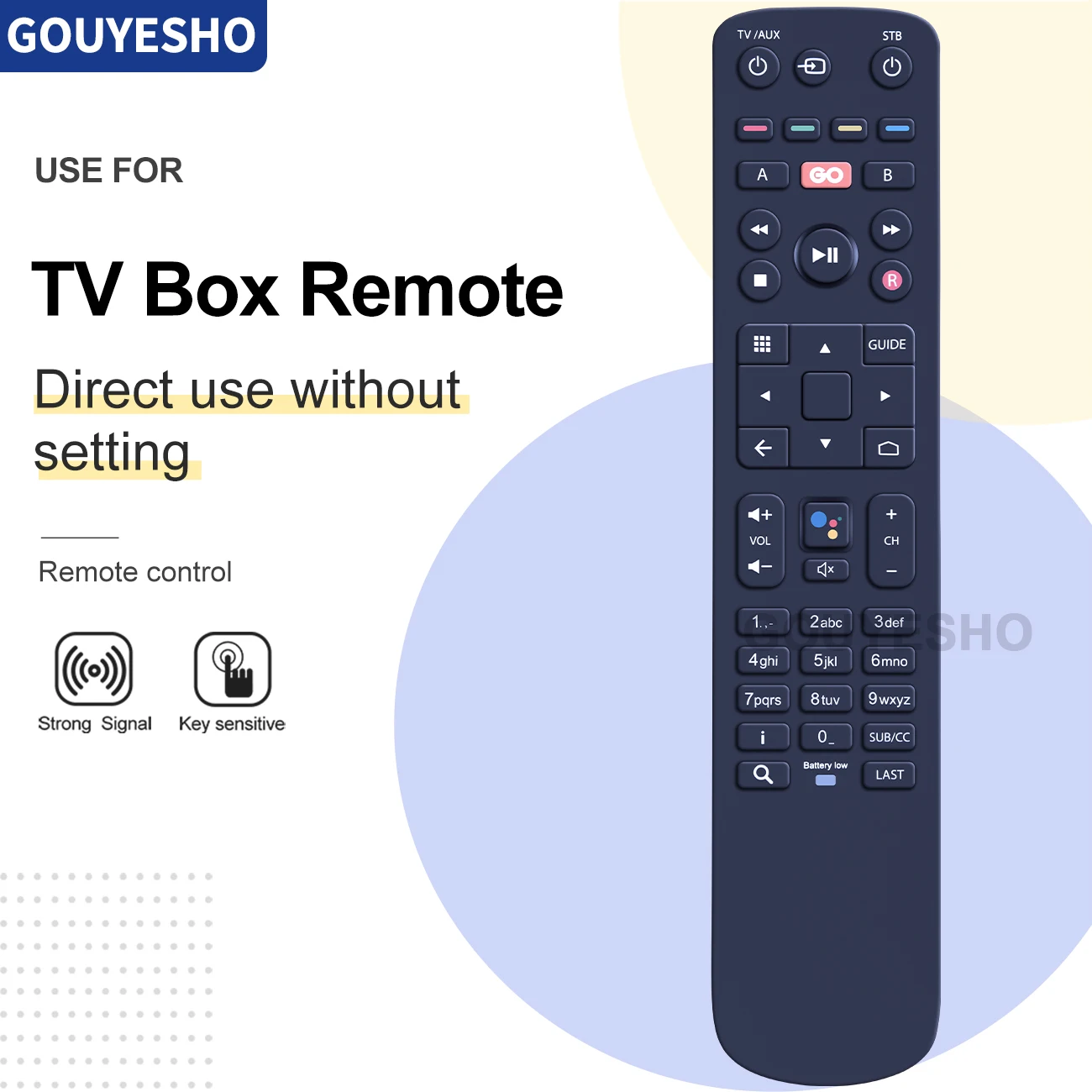 

New Remote Control RC3544423/01BR for GO MAXI TV