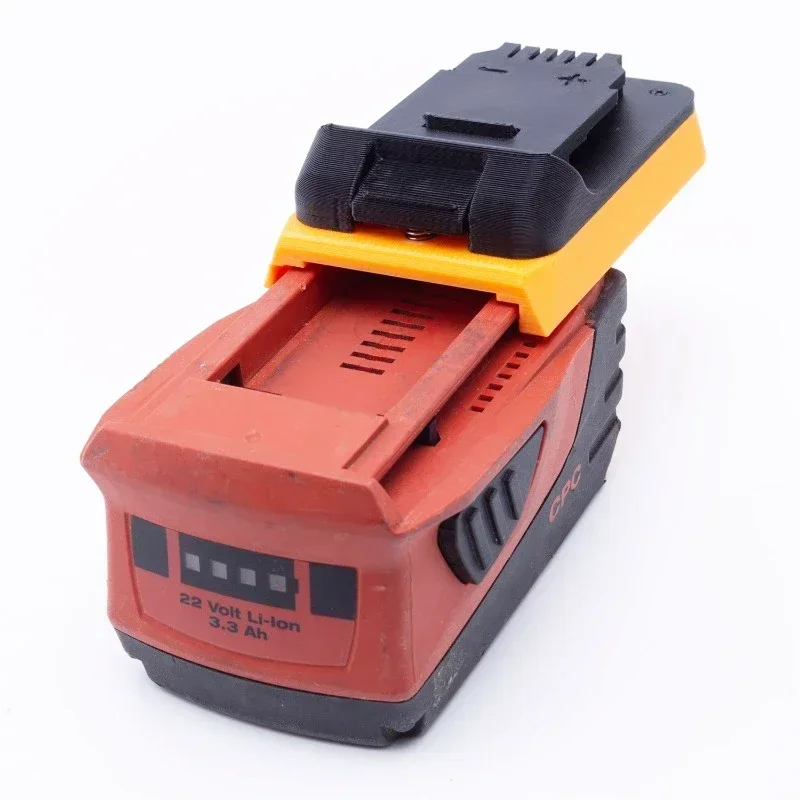 Imagem -03 - Adaptador para Hilti 18v Ferramentas sem Fio B22 Volt Bateria Li-ion Cpc Converter para Dewalt Ferramentas Não Incluídas