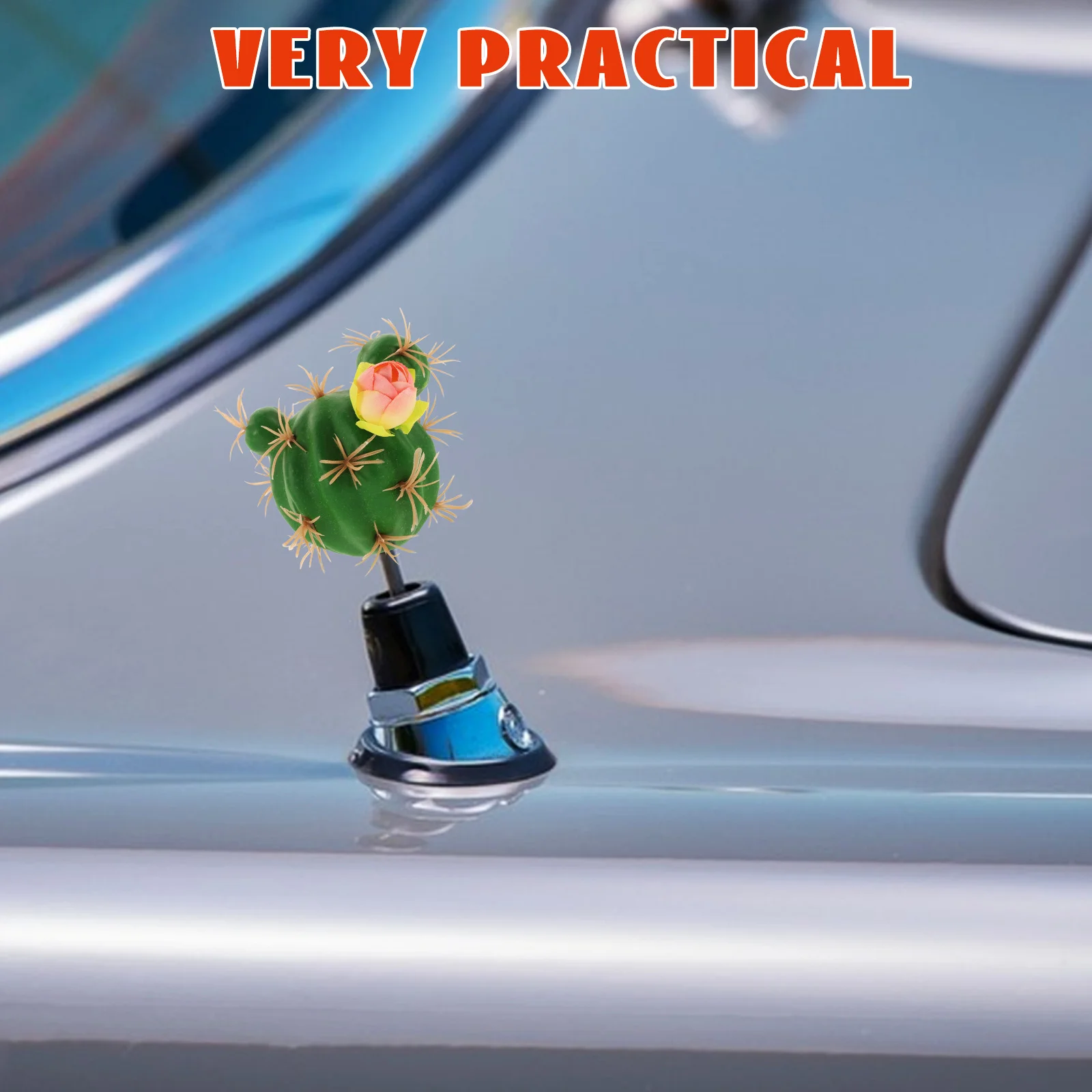 

Kawaii Car Cartoon Accessory Durable Antenna Ball Easy Installation No Tools Needed Scratch Resistant Stylish Car Exterior