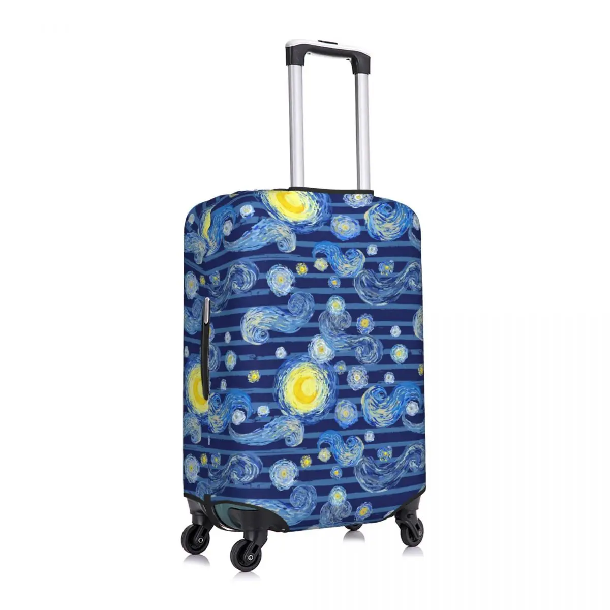 Van Gogh The Starry Night Capa de bagagem elástica para mala de viagem, capa protetora para 18-32 polegadas