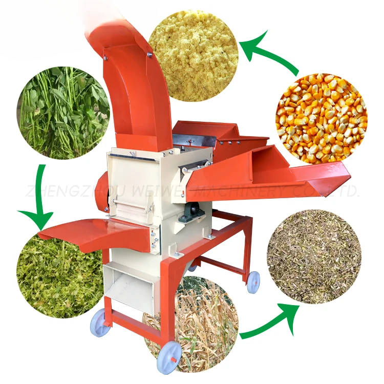 Weiwei hot sell Agriculture farm hay grass shredder cheap price feed chopper feedstuff machines