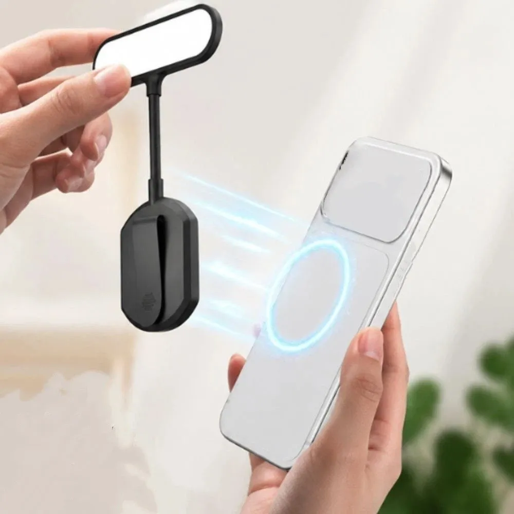 Flexible Gooseneck Clip-on Fill Light Even Lighting Brighten Facial Features Portable Mini Reading Lamp Lightweight Compact