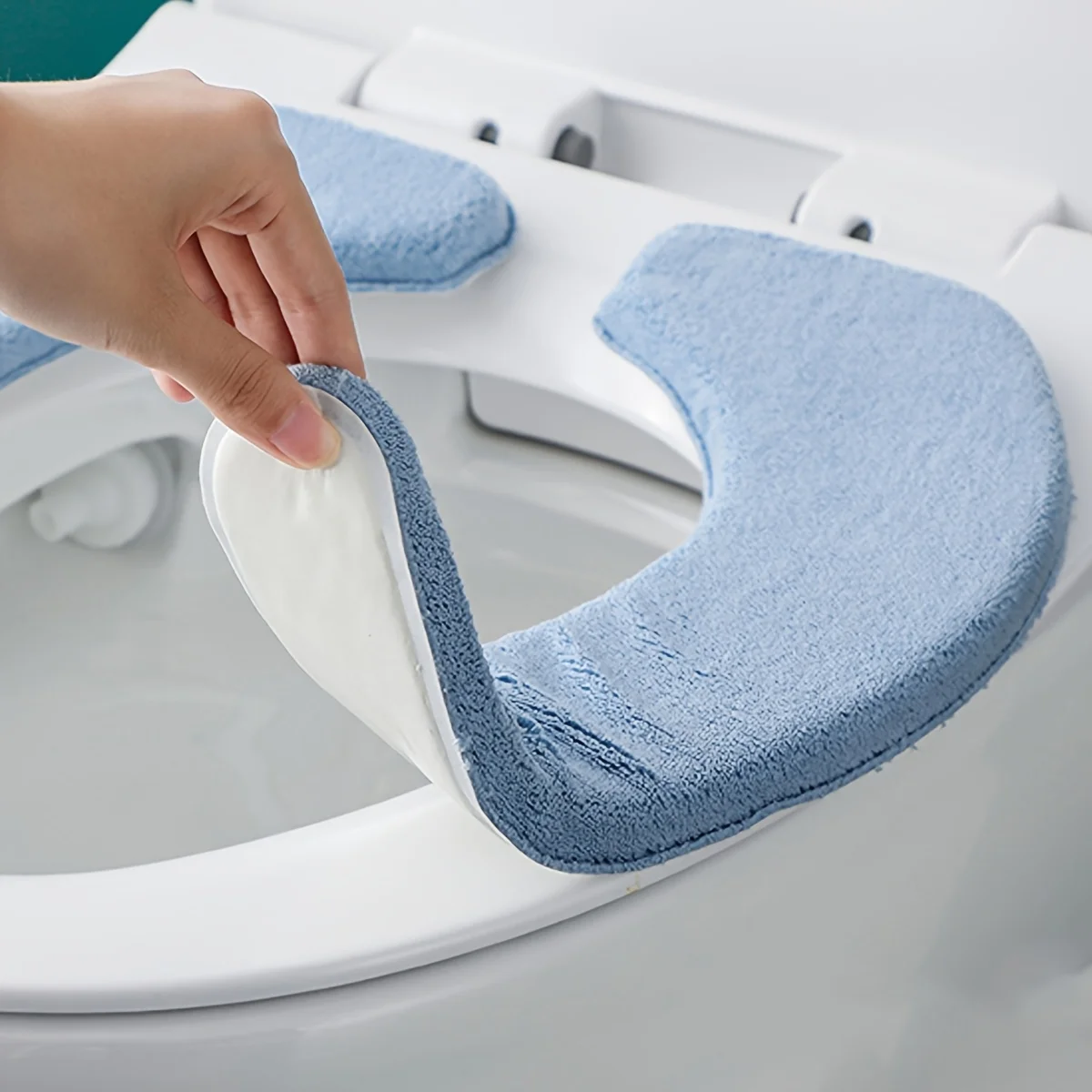 Soft and Washable Toilet Seat Cushion, Thick and Comfortable, Easy To Install, Suitable for Most Toilet and Bathroom Accessories