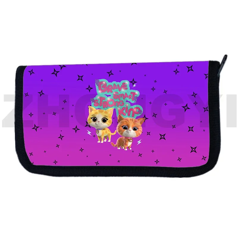 Popular SuperKitties Wallet Women 3D Anime Ladies Wallet Kawaii Cartoon SuperKitties Purses Clutch Money Bag Cash Bag Coin Purse