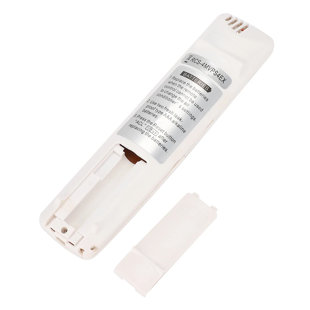 Remote Control ABS  White Air Conditioner Controller Remote Control Accessory for Sanyo RCS‑4MVPS4EX Without Battery