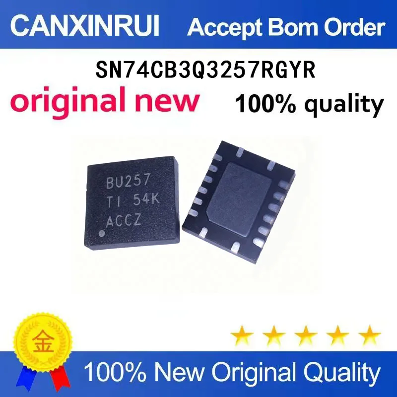 

(5-100 Pieces) Brand new original SN74CB3Q3257RGYR 74CB3Q3257 silk screen BU257 QFN16