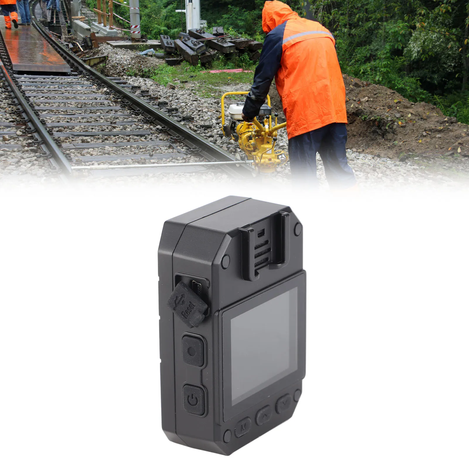 Pocket Video Recorder 4K Ultra HD Sensor WiFi Body Worn Camera Waterproof Motion Detection Long Endurance for Security Guard