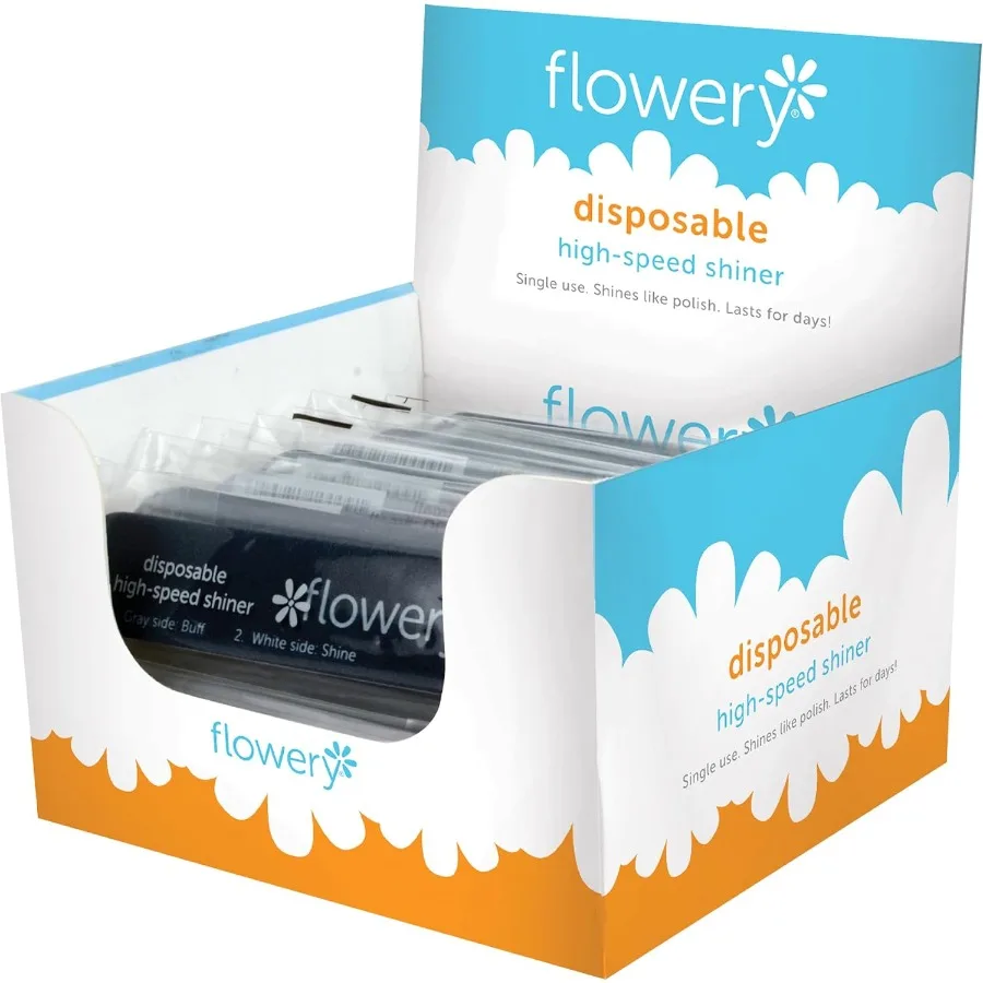 

Одноразовый высокоскоростной буфер для полировки ногтей Shiner Display для профессионального ухода за ногтями: подготовка формы и гладких ногтей с