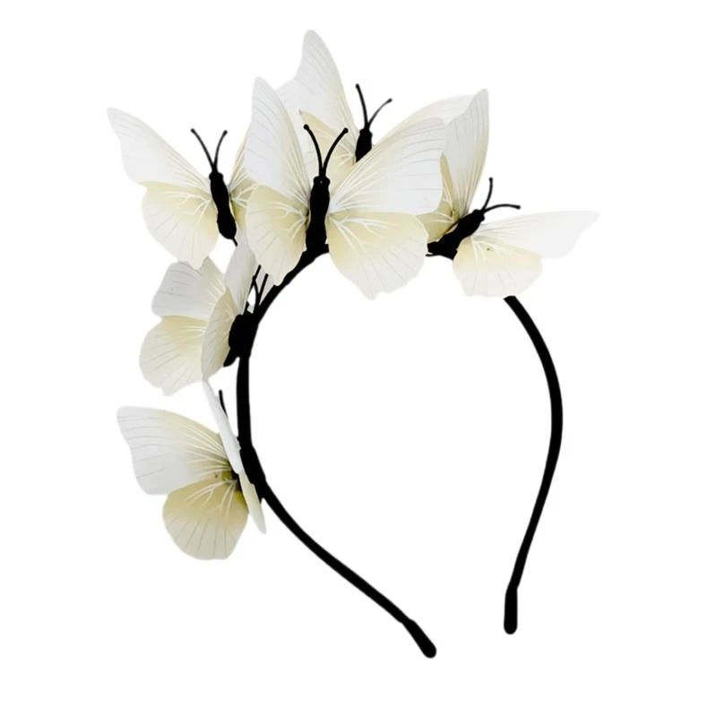 Unique Butterfly Headwear Hair Accesories Costume Headband for Halloween Party Cosplay Bridal Celebrations Y166
