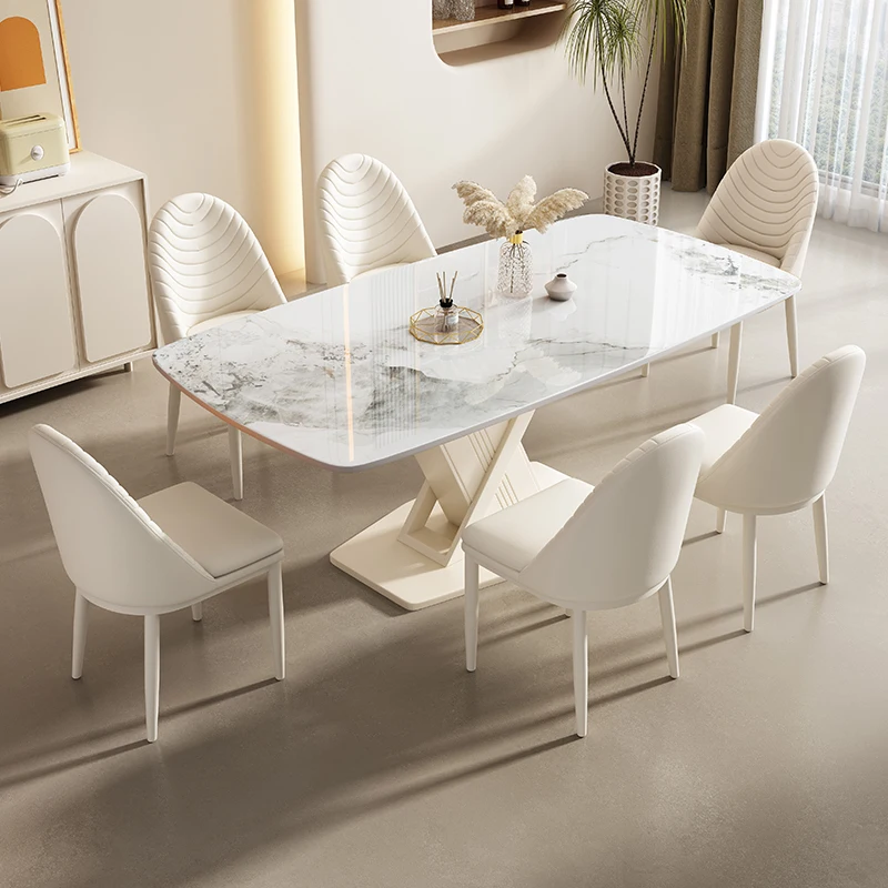 

Marble Rectangular Dining Room Sets Stools Tables Modern Console Dining Room Sets Chairs Stoly Restauracyjne Home Furniture