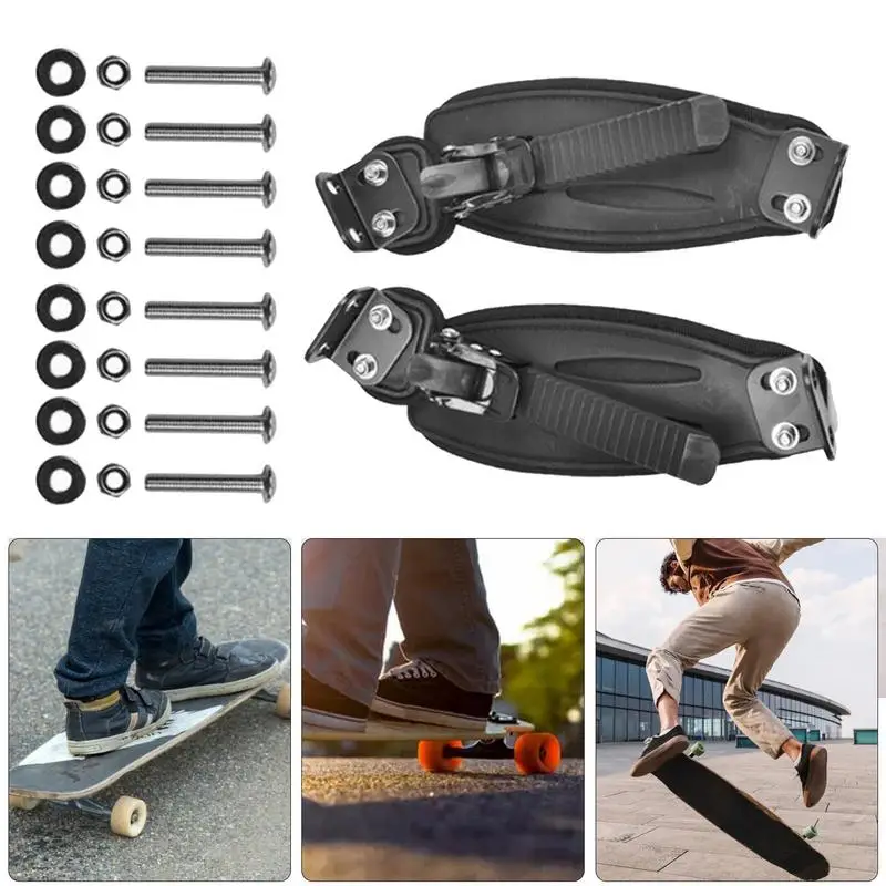 Skateboard Foot Holder Skateboard Strap Foot Hold-Down Strap Adjustable Skateboard Standing Strap Longboard Foot Holder Belt