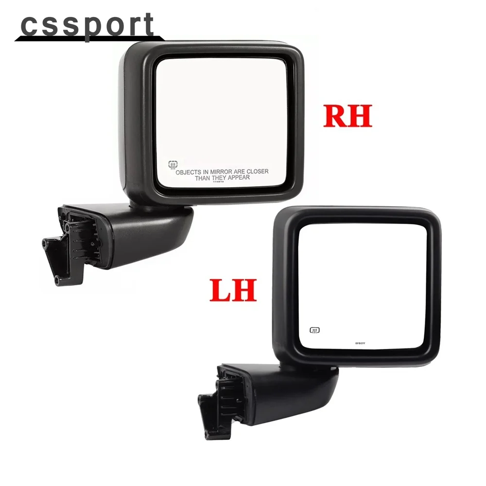 

For 2018-2024 Jeep Gladiator Wrangler JL Power Heated Mirror Left Right Pair