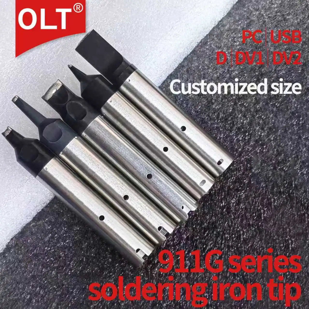 

911G Soldering Iron Tips 911G-16PC 20PC 24PC 30PC 40PC 911G-16DV1 20DV1 24DV1 911G-30DV1 40DV1 For Quick 9233 Soldering Robot