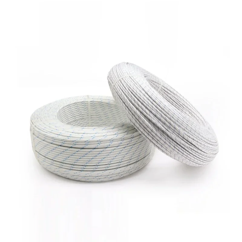 1~10Meter K/J/T Thermocouple Compensating Cable 2 Cores PTFE Insulator Shielded Line Temperature Extension 2*0.3/0.5mm