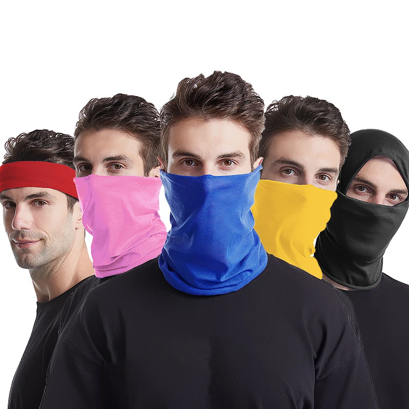 Men Women Fashion Scarf Bandana High Elastic Seamless Bandana Gaiter Headband Cycling Fishing Balaclava Tube Face Shield