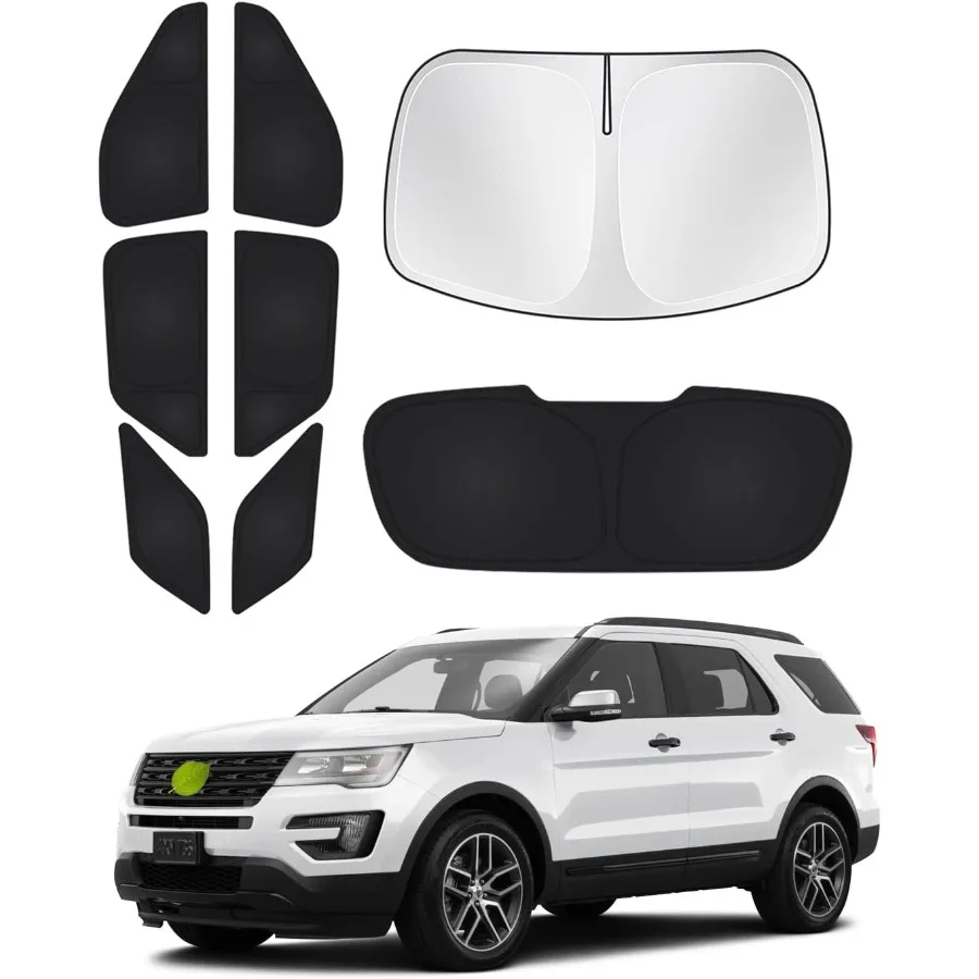 

Солнцезащитный козырек на лобовое стекло для Explorer 20202025 2026, боковой козырек на заднее окно, защитный козырек от солнца, блокиратор для автомобиля Coo