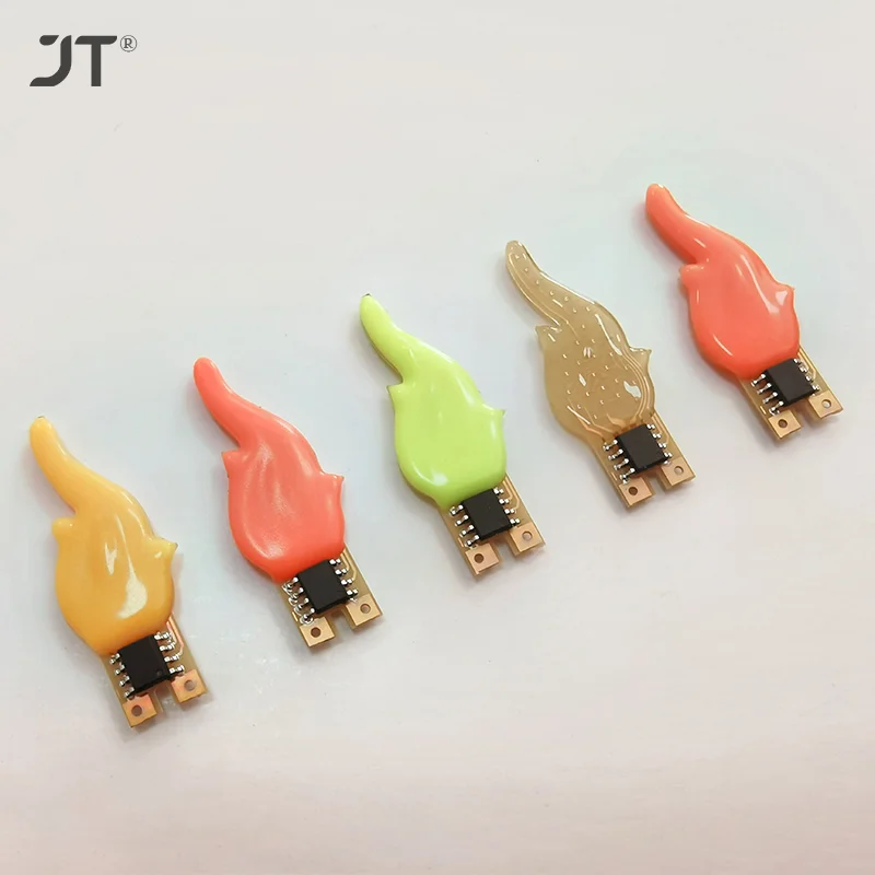 3v Led Cob Flash Candles Flexible Filament Diode Light Decoration Light Bulb Accessories DIY Candle Light Parts