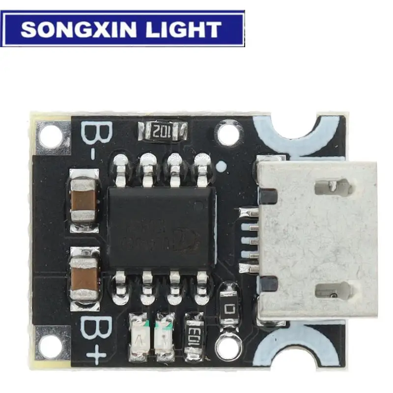 Type-C USB TP4057 1A Lithium Battery Charging Protection Board Module Polymer Battery Over TP4056 With Temperature Protection