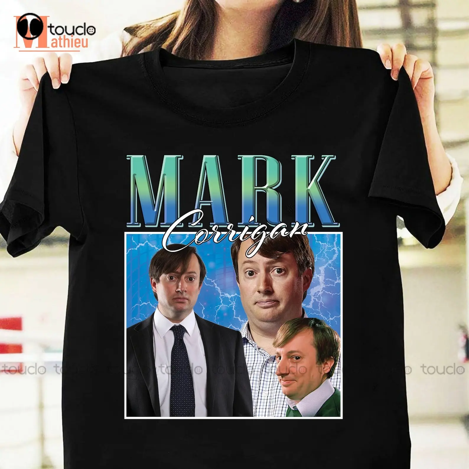 

Mark Corrigan T-Shirt Peep Show Horror Shirt Custom Aldult Teen Unisex Digital Printing Tee Shirts Xs-5Xl Christmas Gift Tshirt